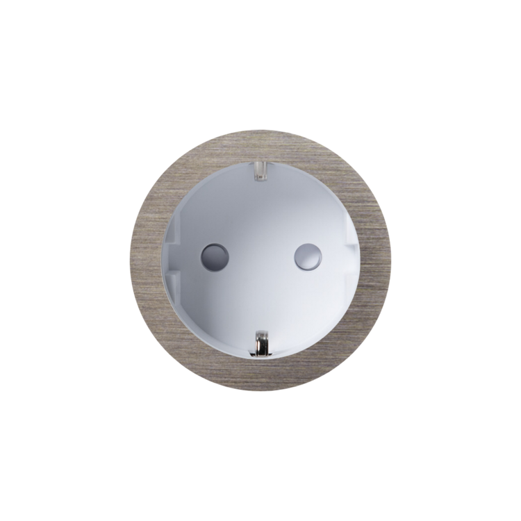 ROND 2.0 stopcontact wit - randaarde - canon de fusil light