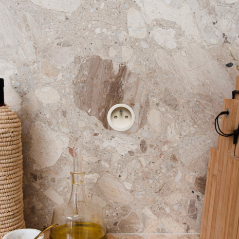 ROND 2.0 stopcontact inbouw type E socket penaarding penaarde Belgie Frankrijk afmetingen - rond io De Oude Schakelaar