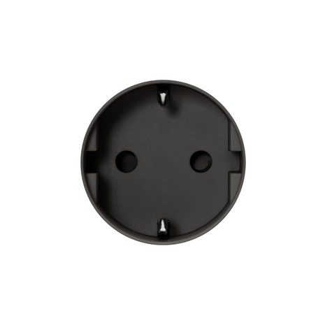 ROND 3.0 stopcontact zwart randaarde