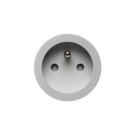 ROND 2.0 stopcontact grijs - penaarde