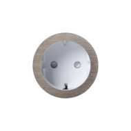 ROND 2.0 stopcontact wit - randaarde - canon de fusil light