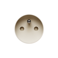 ROND 3.0 stopcontact cr&egrave;me penaarde