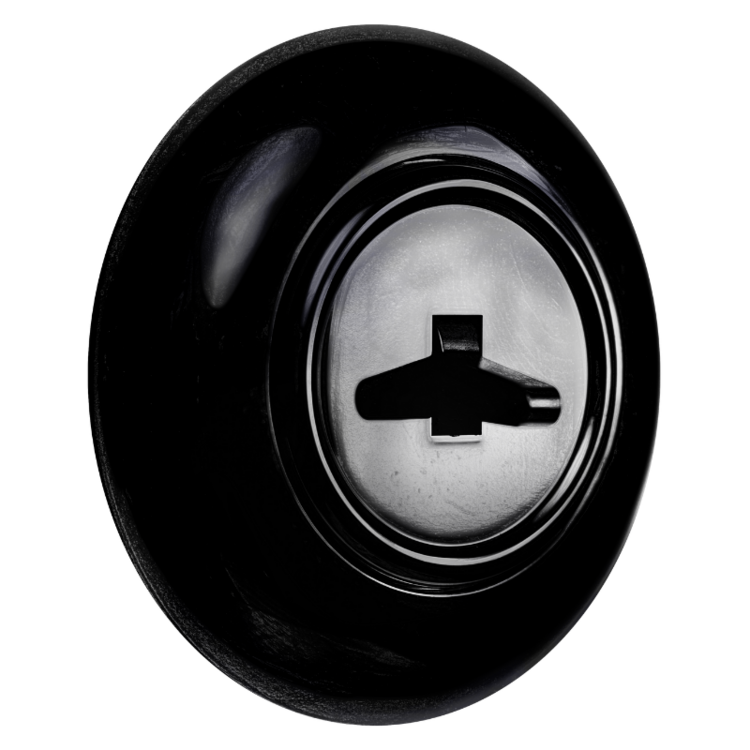 Mat zwaarte schakelaar De Oude Schakelaar rond wissel kruis dimmer dubbelpolig