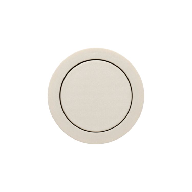 Rond 2.0 schakelaar basic cr&egrave;me basis cr&egrave;me beige kunststof by prado rond.io 230v