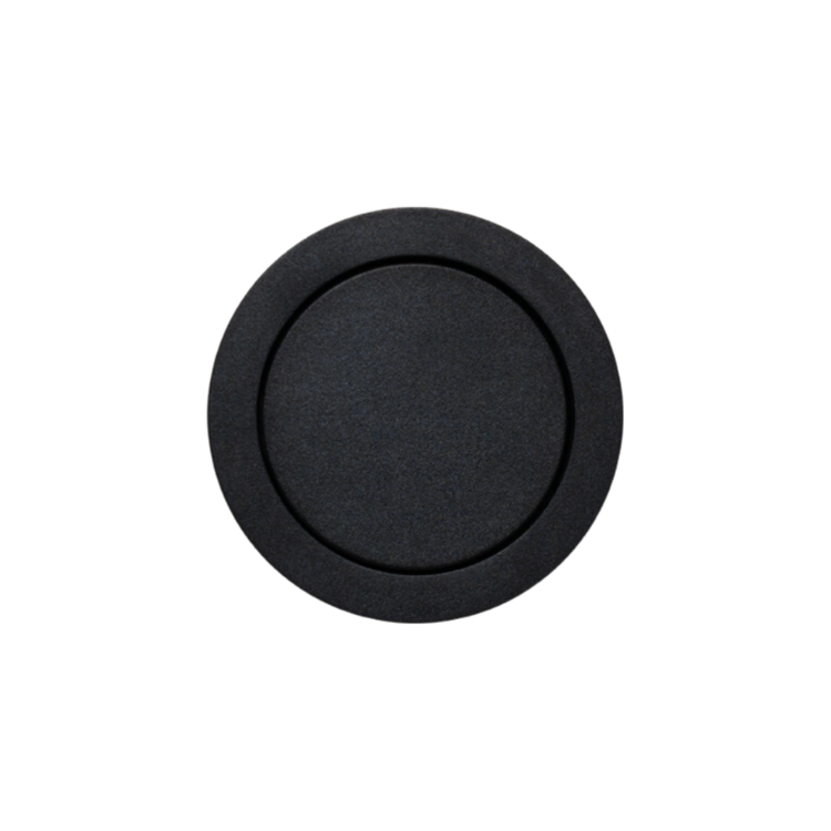 Rond 2.0 puls schakelaar basic zwart basis black aluminium zwart by prado rond.io