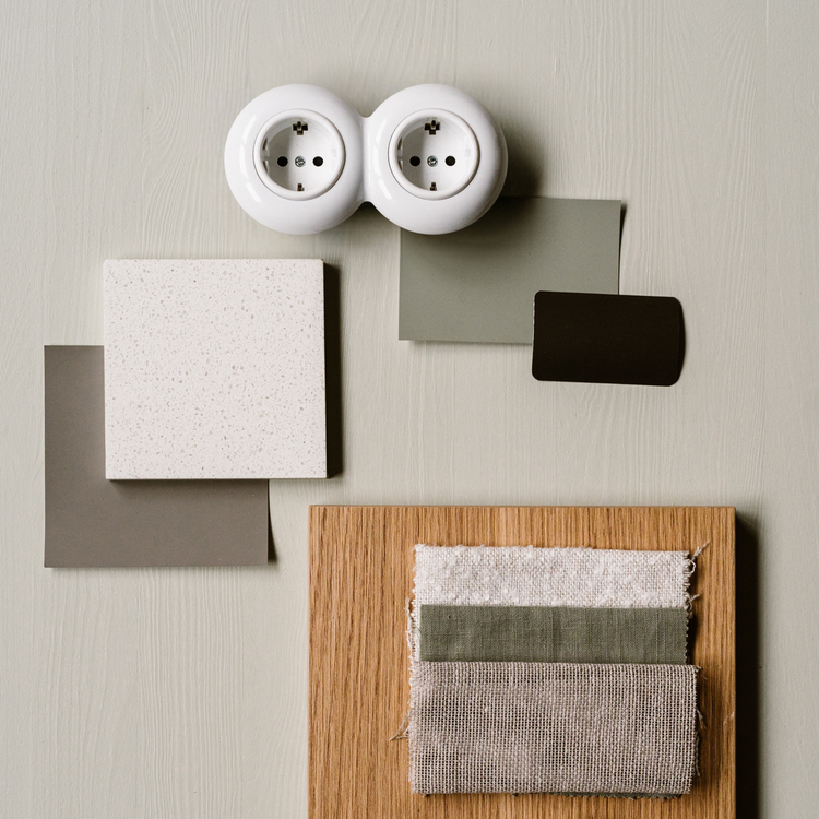 Wit stopcontact rond inbouw wit schakelmateriaal de oude schakelaar socket F white