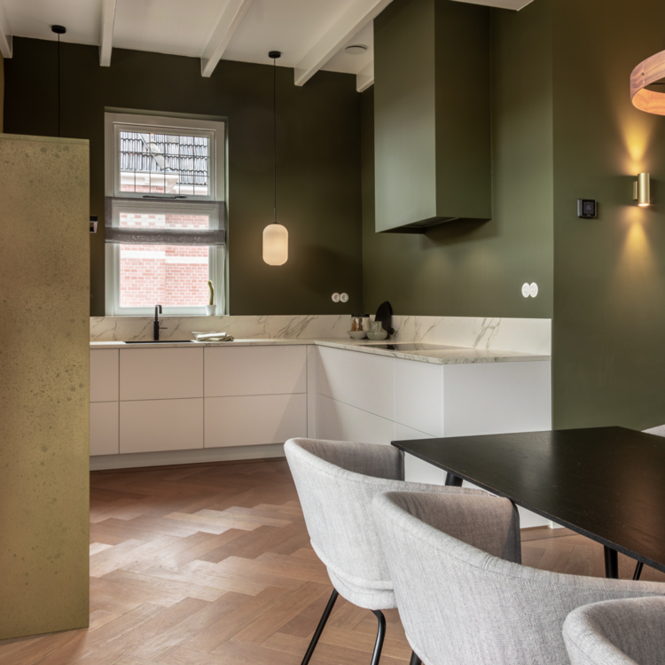 Duroplast wit bakeliet kiepschakelaar inbouw rond keuken