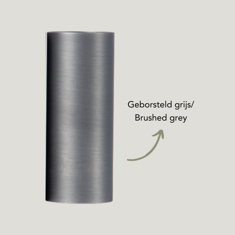 Rond 2.0 schakelaar geborsteld grijs rond by prado rond.io 230v