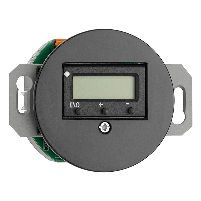 Porselein thermostaat zwart inbouw