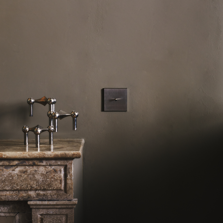 MODELEC schakelaar geborsteld staal