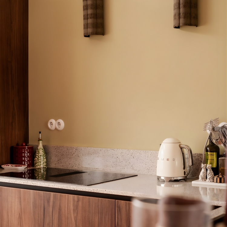 De Oude Schakelaar tweevoudig dubbel stopcontact wit inbouw