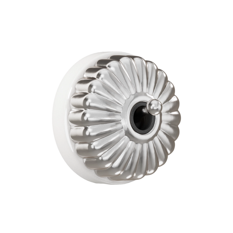 De Oude Schakelaar | Fontini DIMBLER Charlotte | Opbouwschakelaar polished chrome