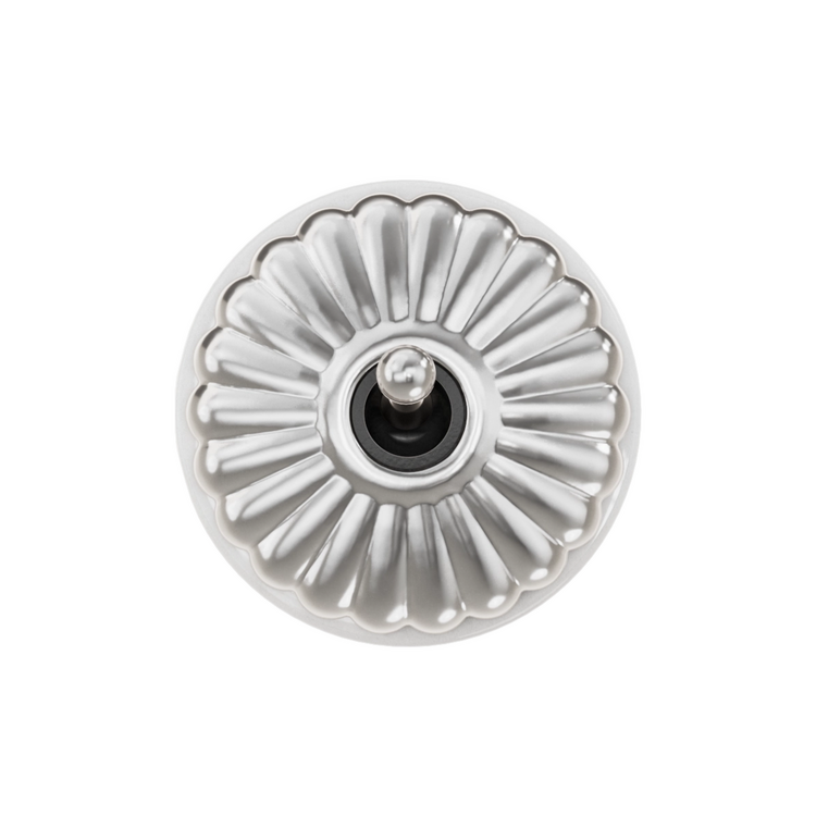 De Oude Schakelaar | Fontini DIMBLER Charlotte | Opbouwschakelaar polished chrome