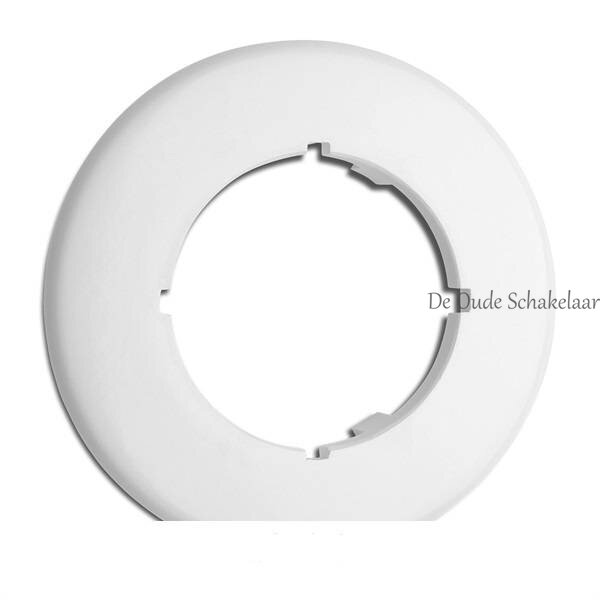 Duroplast wit bakeliet afdekraam eindstuk rond inbouw 