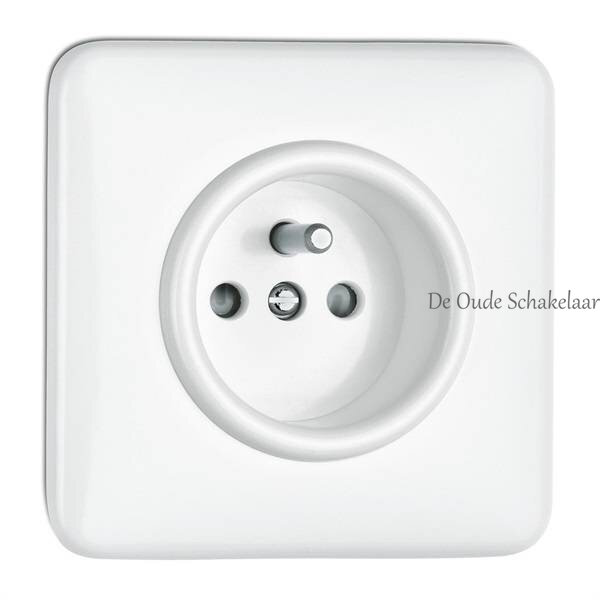 Duroplast_wit_bakeliet_stopcontact_penaarde_vierkant_jaren_30_schakelmateriaal_THPG