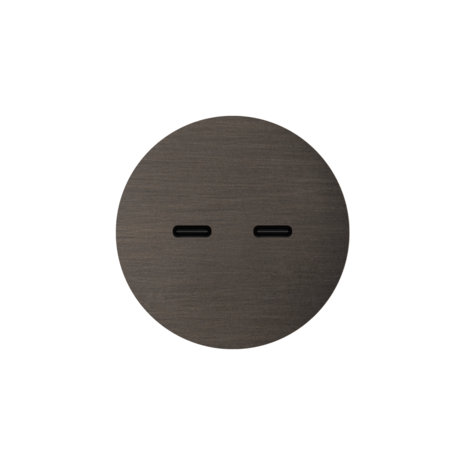 rond io by prado USB-C dark bronze donker brons module 2.0 USB C inbouw.png