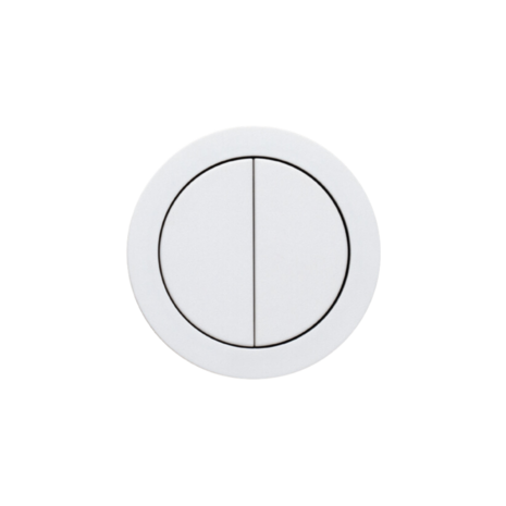 Rond 2.0 puls schakelaar 2 knoppen basis wit basic white rond by prado rond.io