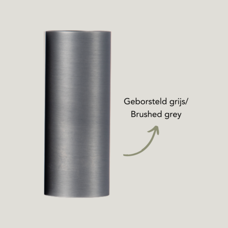 Rond 2.0 schakelaar geborsteld grijs rond by prado rond.io 230v