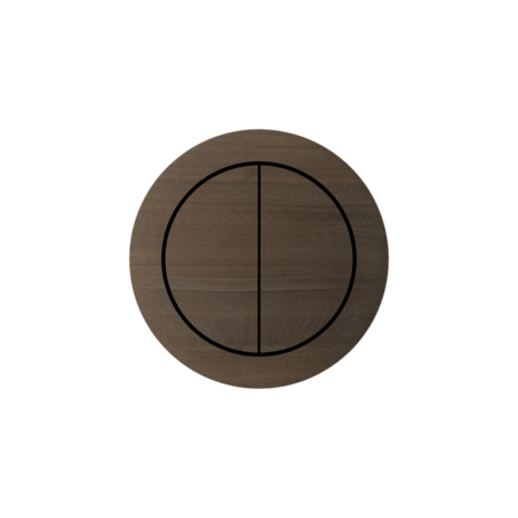 Rond 2.0 230v schakelaar 2 knoppen licht brons rond by prado rond.io