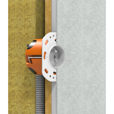 ROND 3.0 retrofit stucwerk houder (vast)