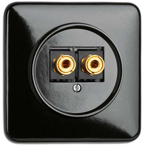 Bakeliet speaker aansluiting vierkant terminal banaan plug thpg WBT nextgen