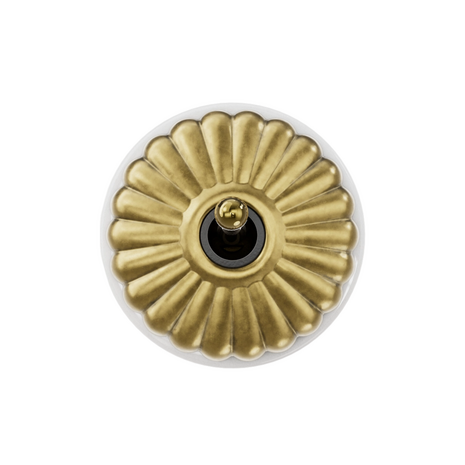 De Oude Schakelaar | Fontini DIMBLER Charlotte | Opbouwschakelaar satin gold