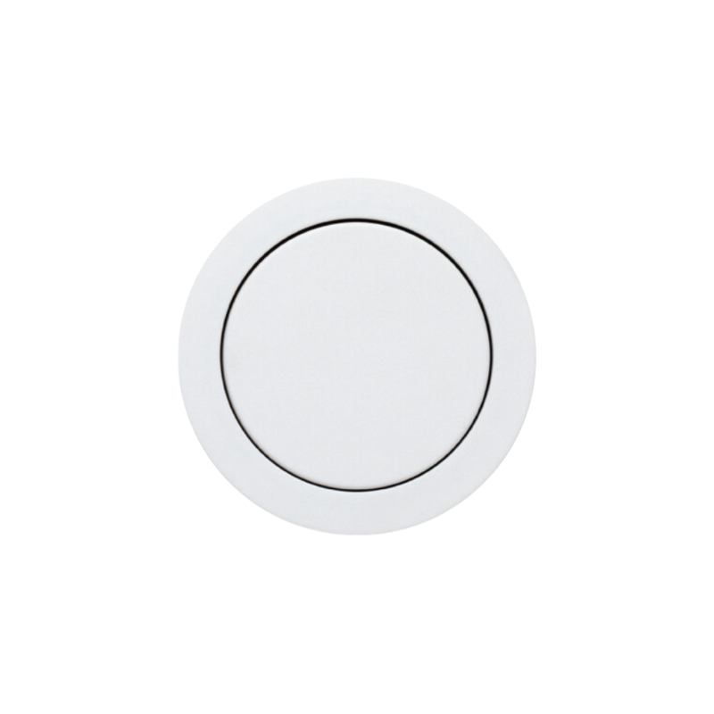 Rond 2.0 schakelaar basic white aluminium wit by prado rond.io 230v