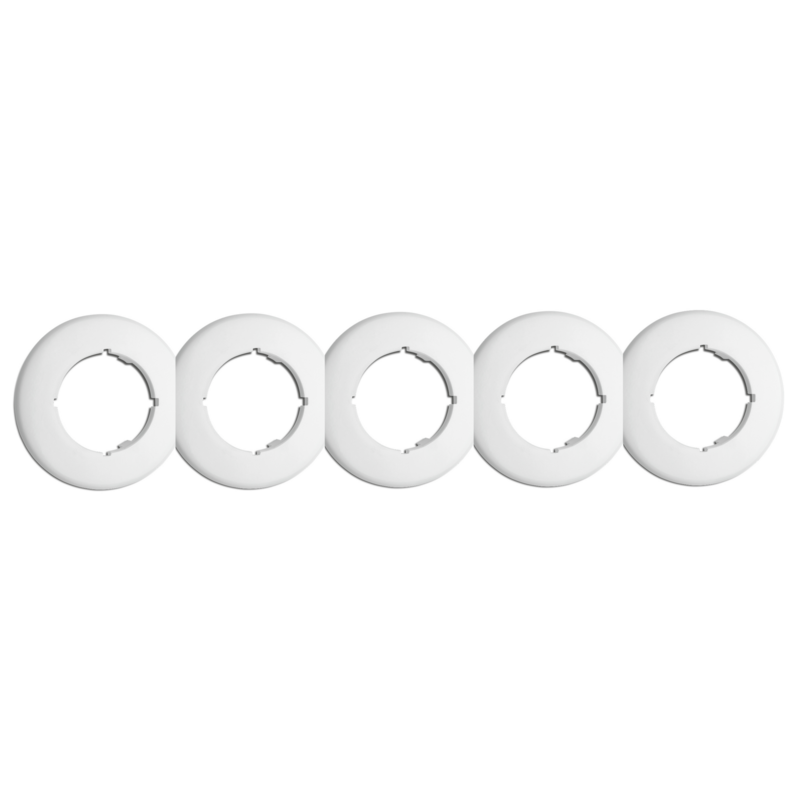 Wit bakeliet 5-voudig rond afdekraam