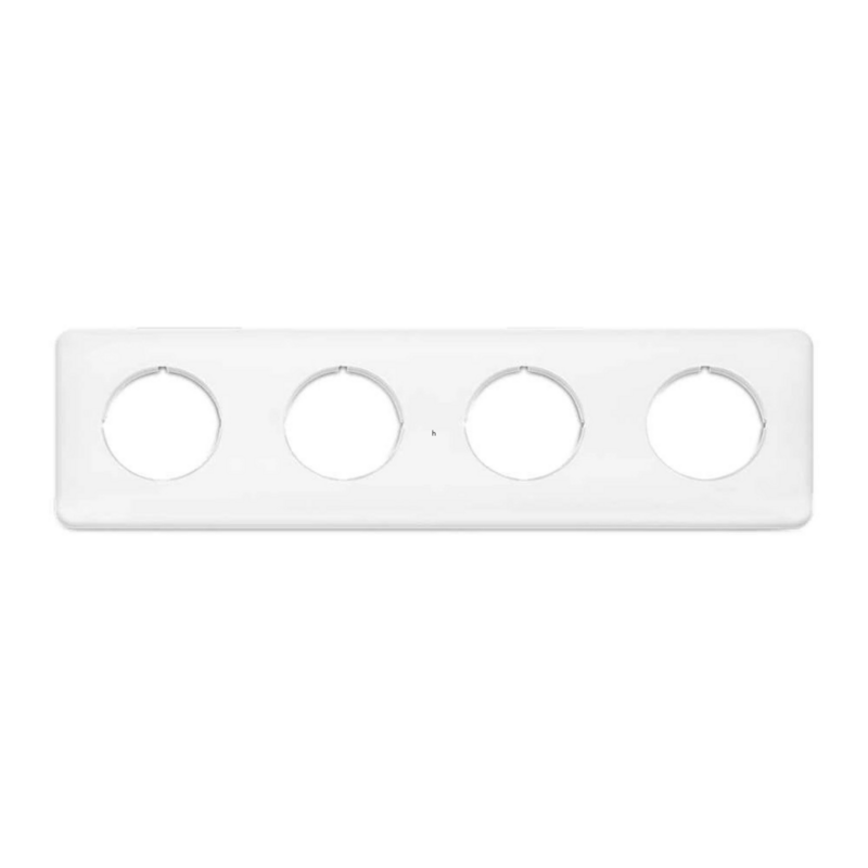 Duroplast wit bakeliet afdekraam vierdubbel vierkant inbouw