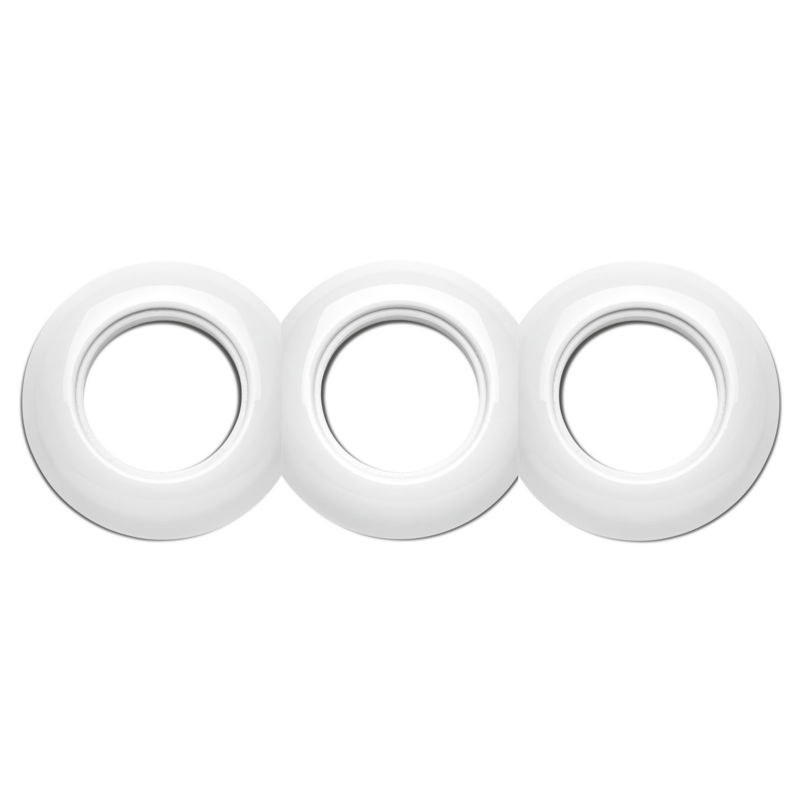 Porselein afdekraam rond 3-voudig porseleinen THPG