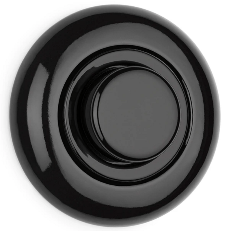 Porselein zwart dimmer inbouw THPG