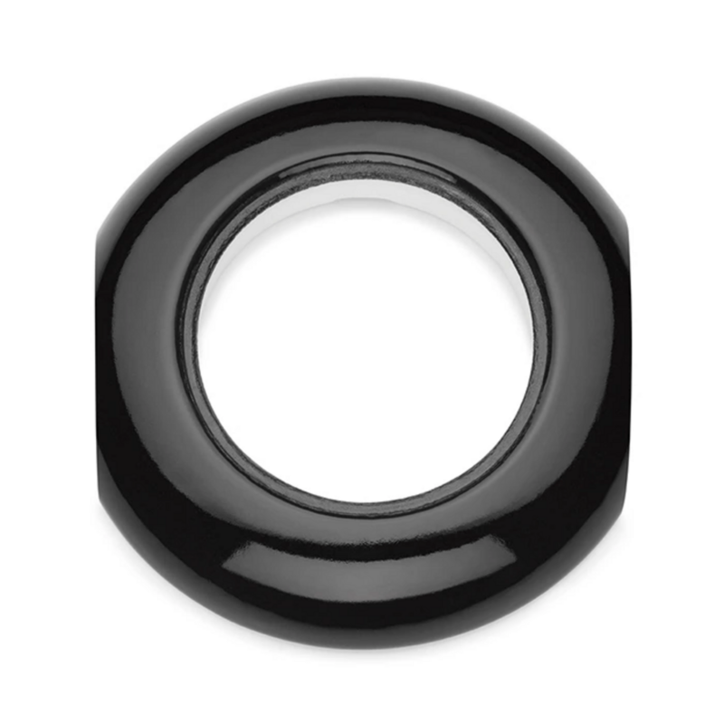 Porselein zwart afdekraam middenstuk schakelmateriaal THPG