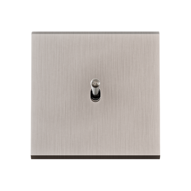 MODELEC schakelaar geborsteld staal