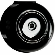Opbouw TV aansluiting zwart rond CAI COAX