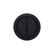 Rond 2.0 puls schakelaar 2 knoppen basis zwart basic black rond by prado rond.io