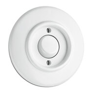 Duroplast wit bakeliet schakelaar inbouw rond