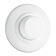 Duroplast wit bakeliet dimmer inbouw rond