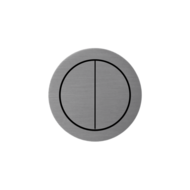 Rond 2.0 230v schakelaar 2 knoppen geborsteld grijs rond by prado rond.io