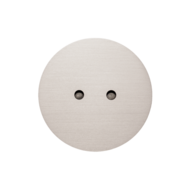 ROND 2.0 vloerstopcontact stopcontact geborsteld staal