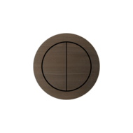 Rond 2.0 230v schakelaar 2 knoppen licht brons rond by prado rond.io