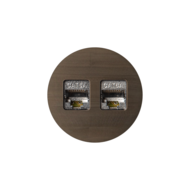 ROND 2.0 geborsteld brons datapoorten