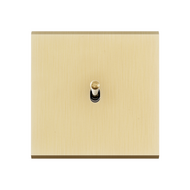 MODELEC schakelaar geborsteld messing