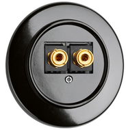 Bakeliet speaker aansluiting rond terminal banaan plug thpg WBT NEXTGEN