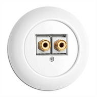 Porselein speaker luidspreker aansluiting WBT 100741 thpg banaan banana plug