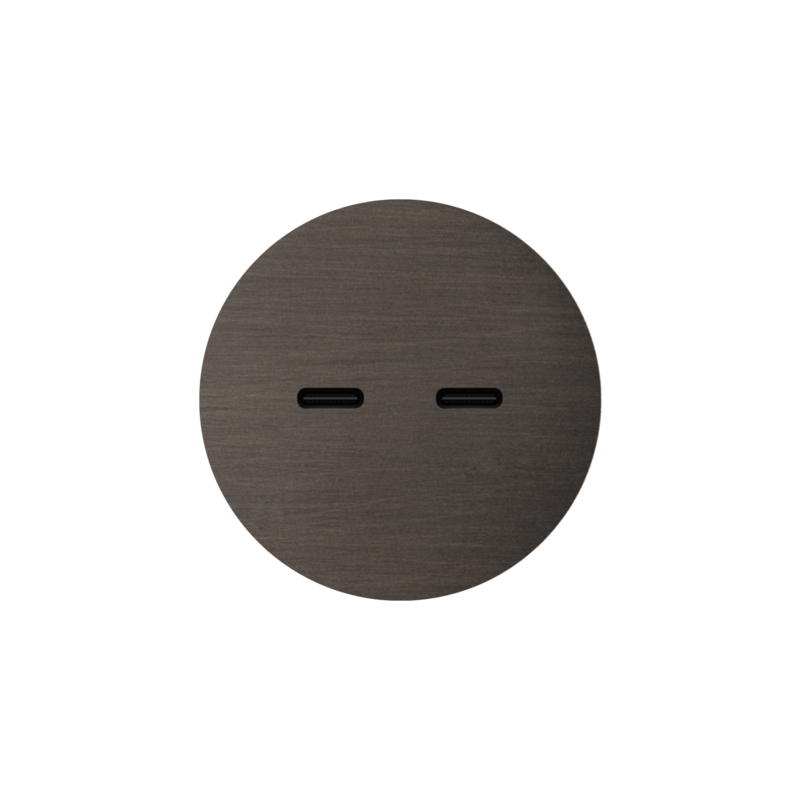 ROND 2.0 USB-C donker brons