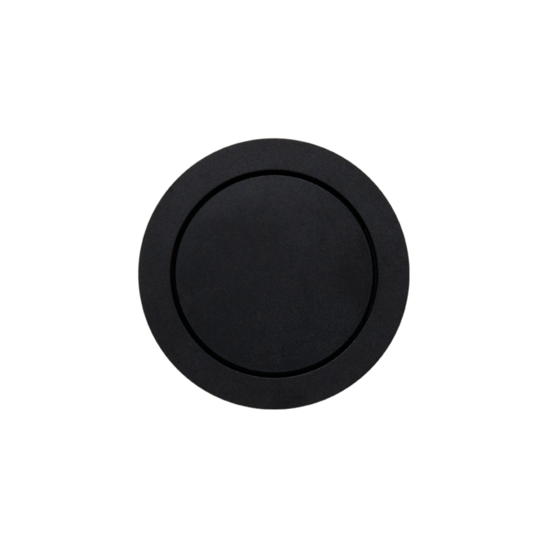 ROND 2.0 schakelaar 1 knop 230V zwart aluminium