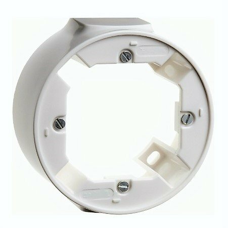 Bakeliet opbouwrand wit - 86 mm
