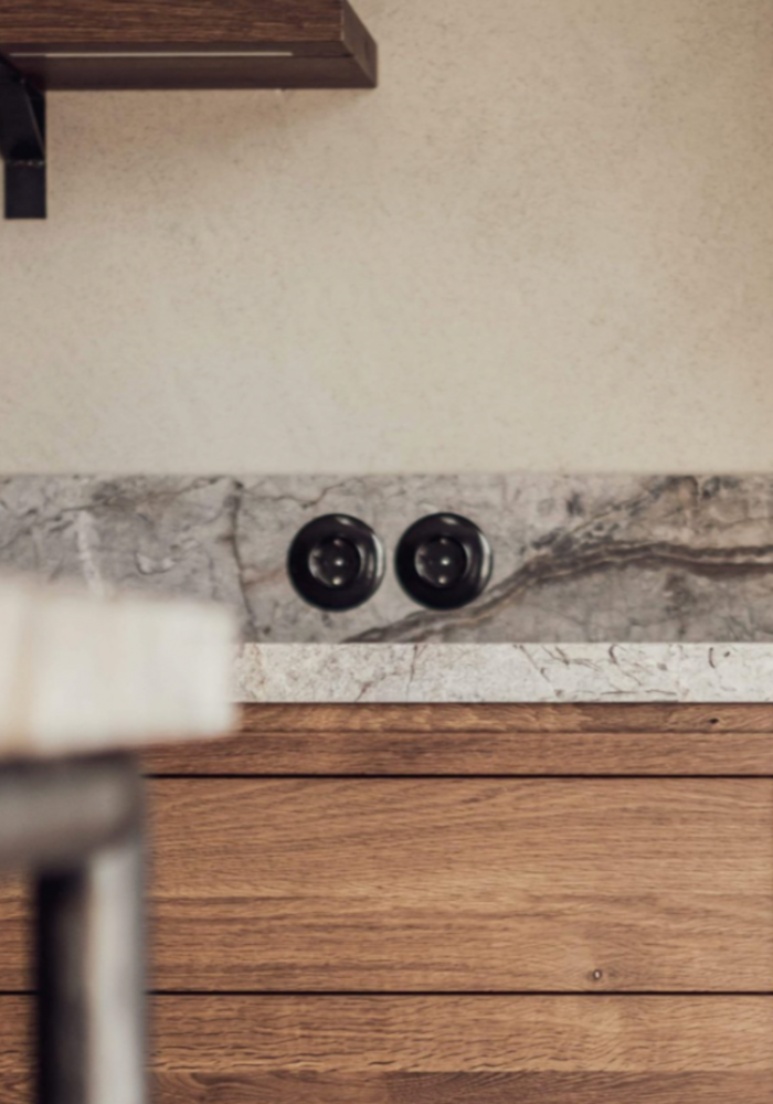 Zwart bakeliet schakelmateriaal