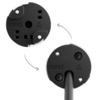 Inbouwdoos: met of zonder? (vaste bedrading of stopcontact met kabel) Inbouwdoos: met of zonder? (vaste bedrading of stopcontact met kabel)