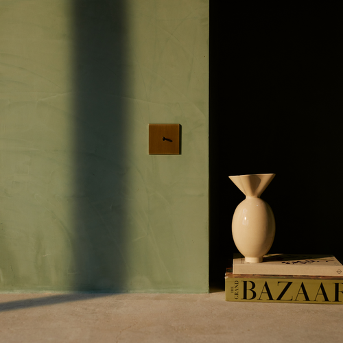 MODELEC schakelaar geborsteld brons